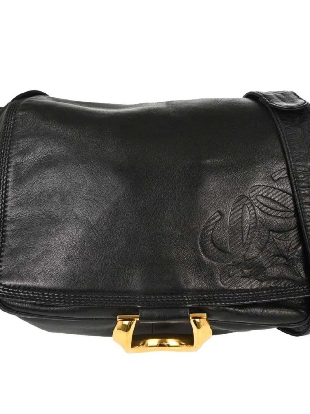 Loewe Black Lambskin Shoulder Bag 189119